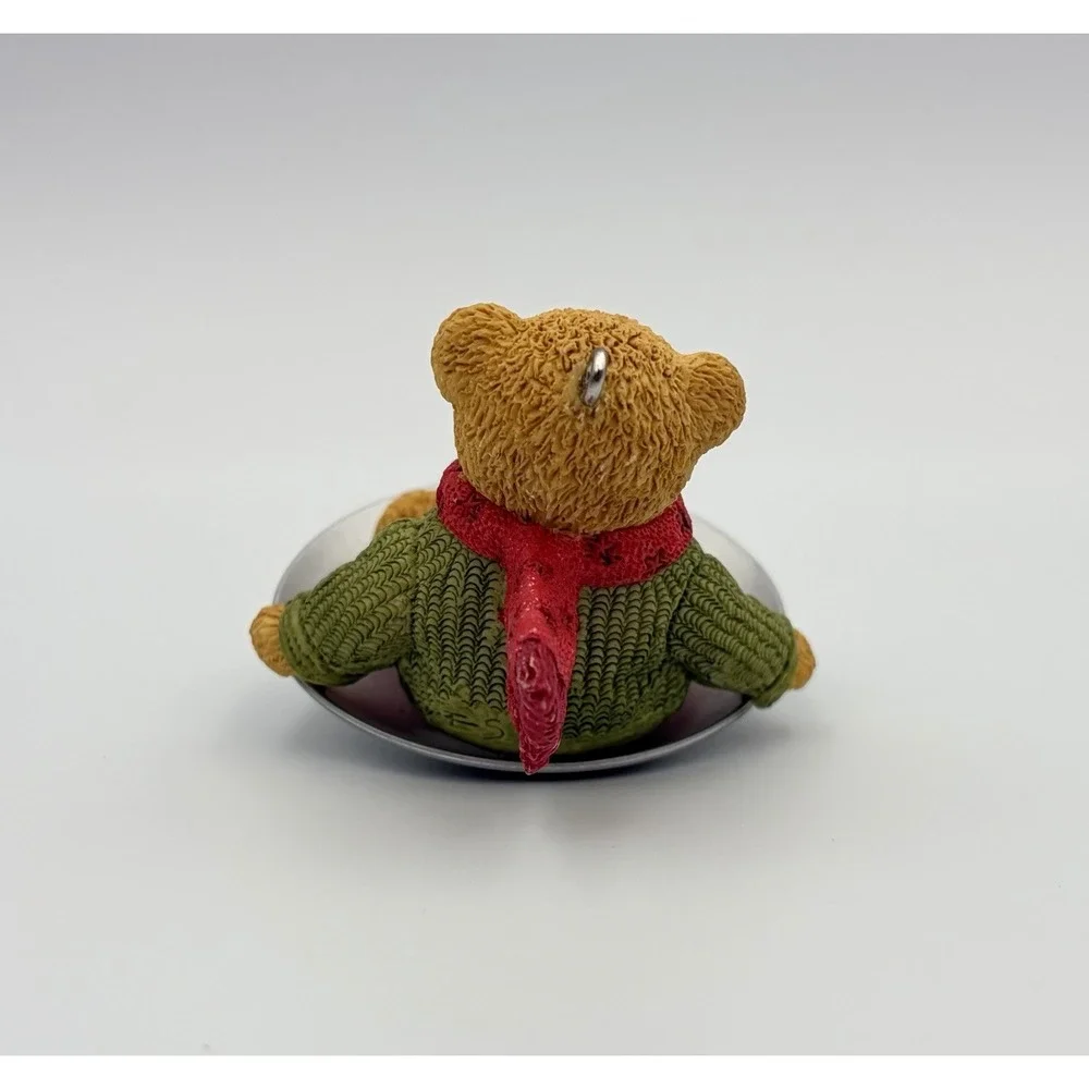 Hallmark 2002 Wendy Whoosh Snow Cub Club Teddy Bear Christmas Ornament Vintage